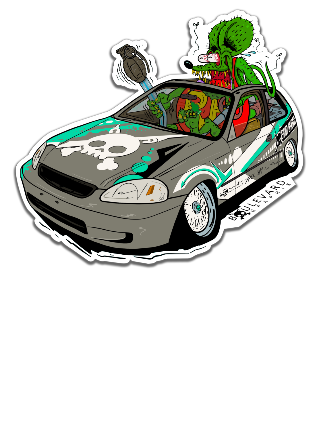 rat fink Boulevard Graphix